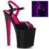Pleaser Xtreme-809TT Neon 8" Platform Sandal Platform Sandals