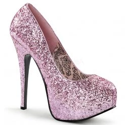 Bordello Shoes Teeze-06G High Heel Glitter Pump High Heels