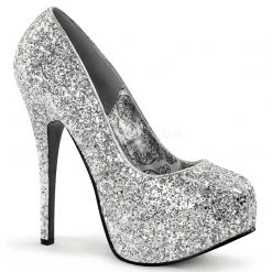 Bordello Shoes Teeze-06G High Heel Glitter Pump High Heels