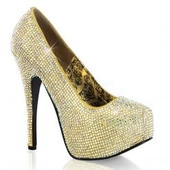 Bordello Shoes Teeze-06R Rhinestone Platform Pumps High Heels 20 Bordello Shoes Teeze-06R Rhinestone Platform Pumps High Heels