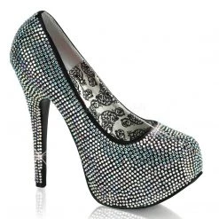 Bordello Shoes Teeze-06R Rhinestone Platform Pumps High Heels 22 Bordello Shoes Teeze-06R Rhinestone Platform Pumps High Heels