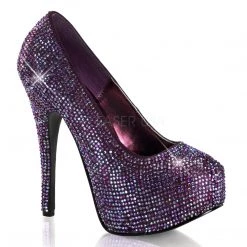 Bordello Shoes Teeze-06R Rhinestone Platform Pumps High Heels 23 Bordello Shoes Teeze-06R Rhinestone Platform Pumps High Heels