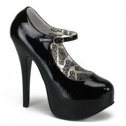 Bordello Shoes Teeze-07 Mary Jane Platform Pump High Heels