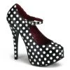Bordello Shoes Teeze-08 Mary Jane Platform Pump