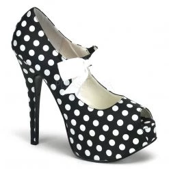 Bordello Shoes Teeze-25 Peep Toe Platform Pumps High Heels